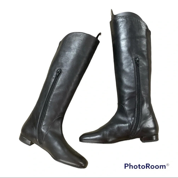 NEW Stuart Weitzman Halftime Leather Tall Knee High Boots - Picture 5 of 16